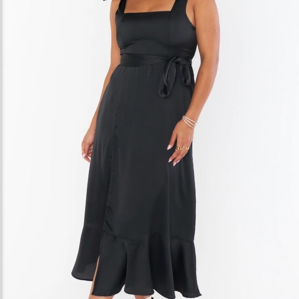 Show Me Your MuMu Clair Midi Dress - Black